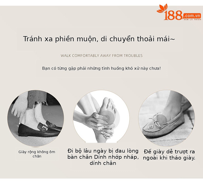 Giày bệt nữ mũi tròn đế bằng phong cách ballet flat – giày da thời trang mùa hè 2025 — Đen 4624101005, Đỏ 4623101054, Đỏ4624101005, Màu be 4623101054 chi tiết 9