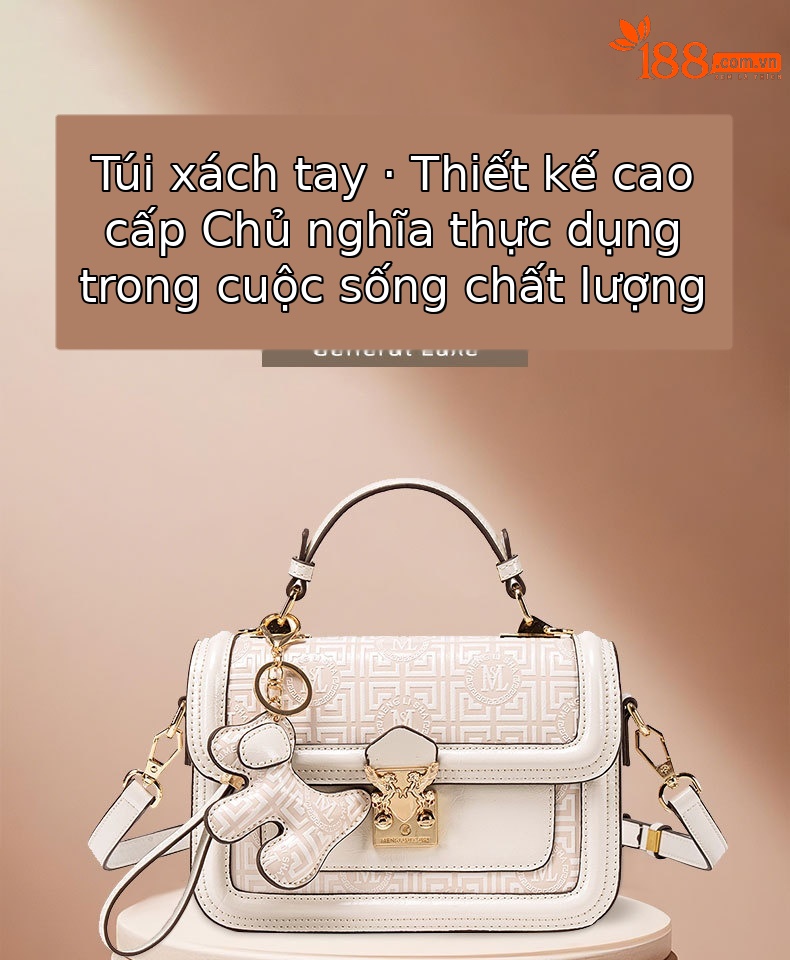 Túi xách nữ cao cấp dáng vuông nhỏ, quai xách tay kiểu đơn giản, có thể đeo chéo hoặc đeo vai chi tiết 1