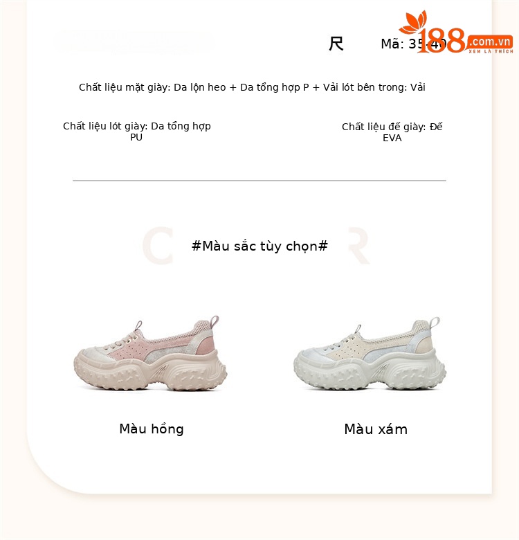 Giày thể thao đế dày nữ miệng nông lưới thoáng khí 2025 — 4624404095 Bạc Bốn Mùa, 4624404095m Apricot Bốn Mùa, 4625101031m màu, 4625101031 màu mơ chi tiết 3
