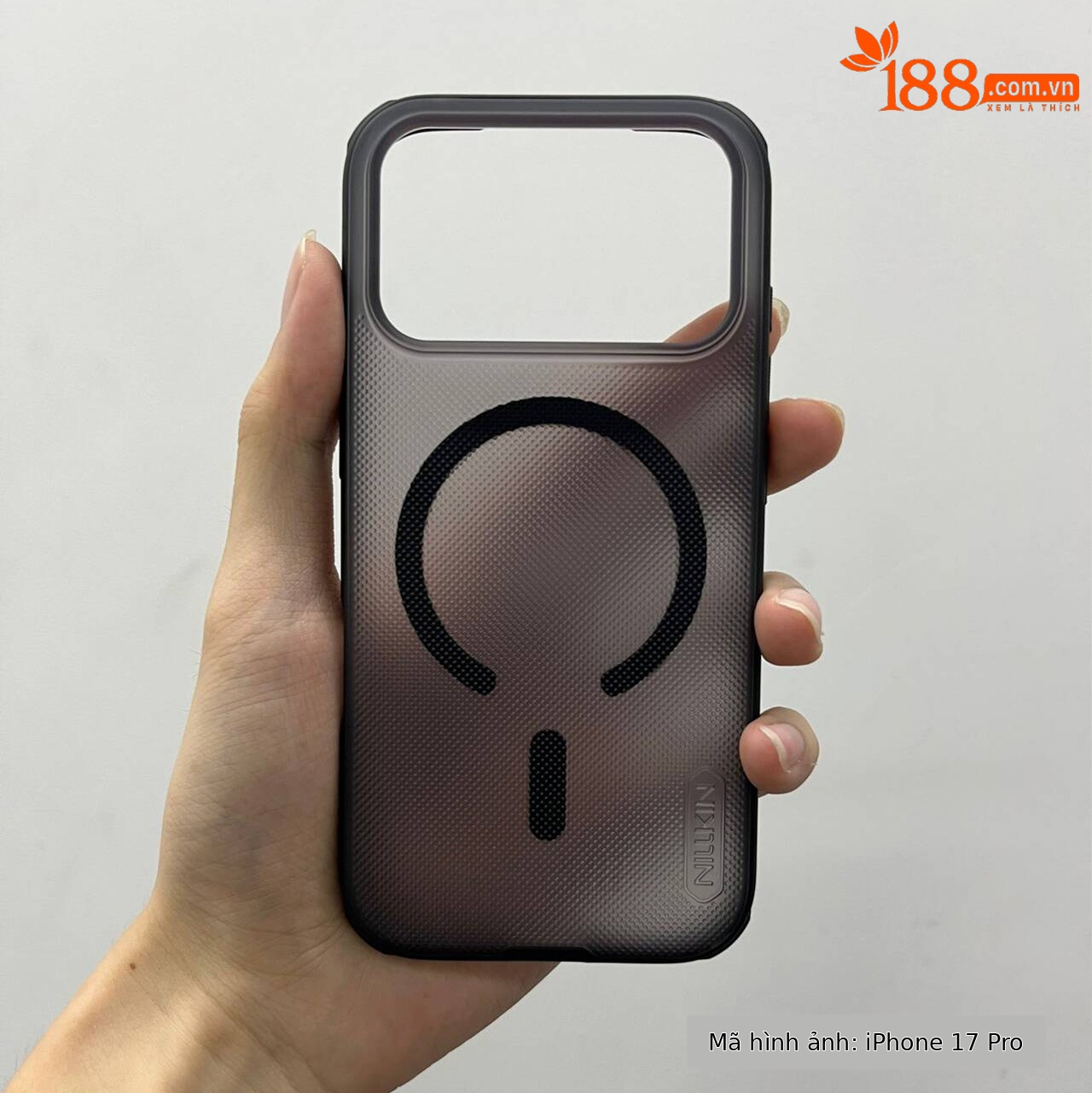 Ốp từ tính - iPhone 17 Pro Trong đen