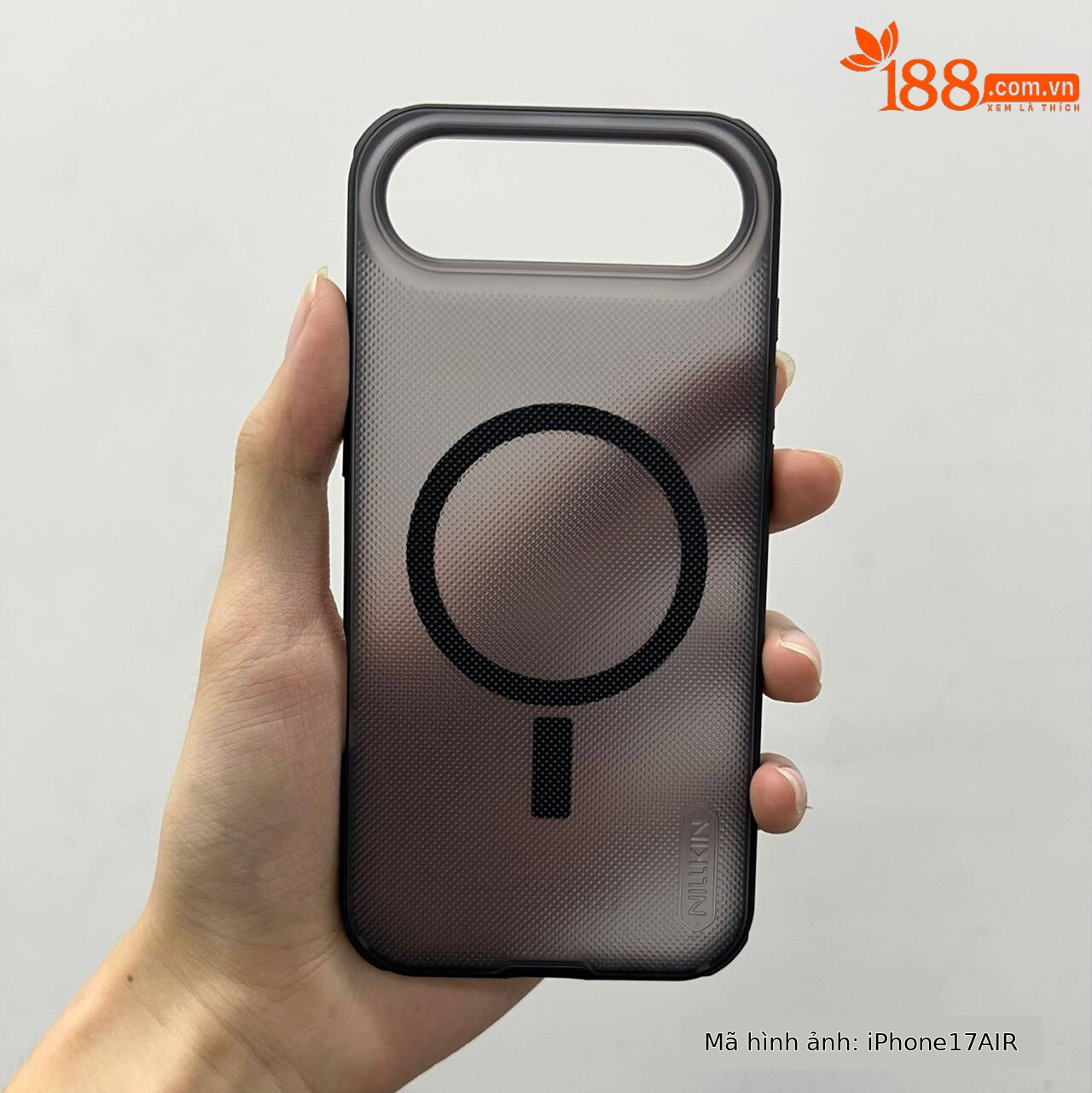 Ốp từ tính - iPhone Air Trong đen