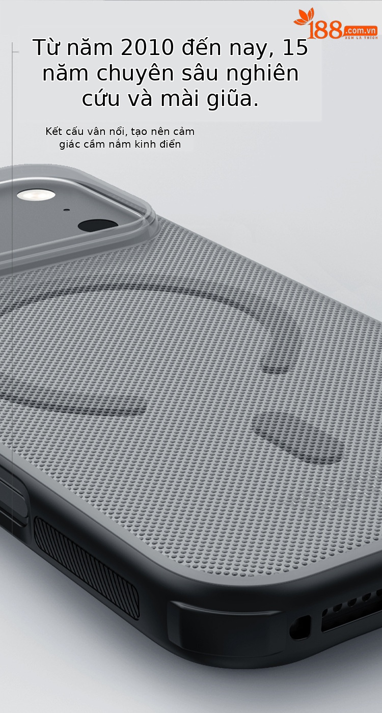 Ốp từ tính - iPhone 17 Trong đen