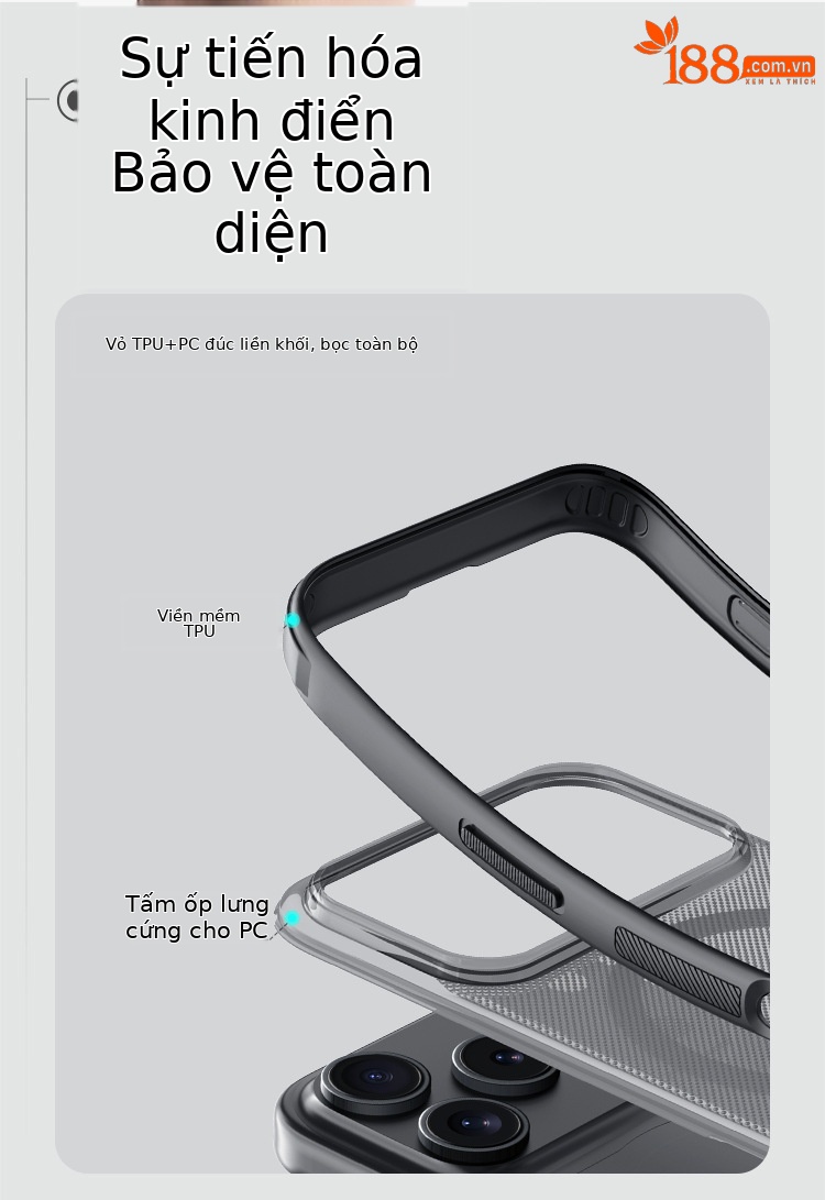 Ốp lưng Nillkin MagSafe chống sốc cho iPhone 17 Pro Max — Ốp từ tính - iPhone 17 Đen, Ốp từ tính - iPhone 17 Pro Đen, Ốp từ tính - iPhone 17 Pro Max Đen, Ốp từ tính - iPhone 17 Trong đen chi tiết 6