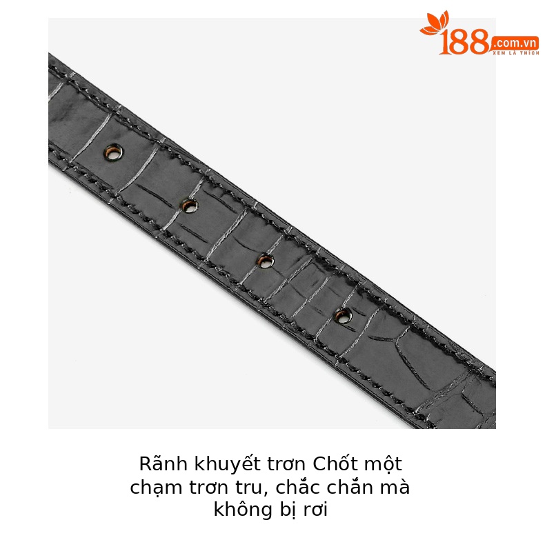 Thắt lưng nữ da cá sấu Đông Âu 2026 khóa cài bản nhỏ phối váy — 100cm, 90cm, 95cm chi tiết 9