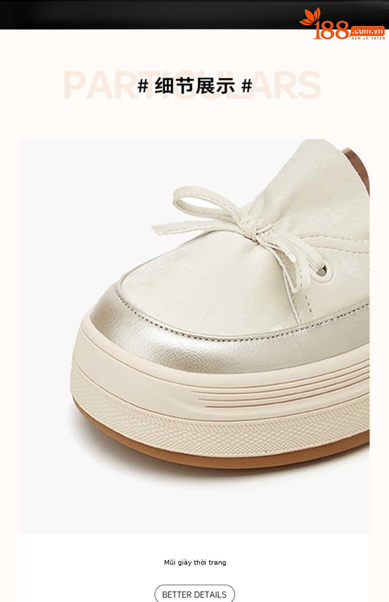 Giày lười đế dày nữ hè 2025 – sneaker đế xuồng mềm, form thể thao — 4625101494m màu/chiều cao gót 4CM, 4625404007m màu sắc/Chiều cao gót 4CM, 4625101072 đen/gót cao 7CM, 4625404007 Màu vàng / Chiều cao gót 4CM chi tiết 4