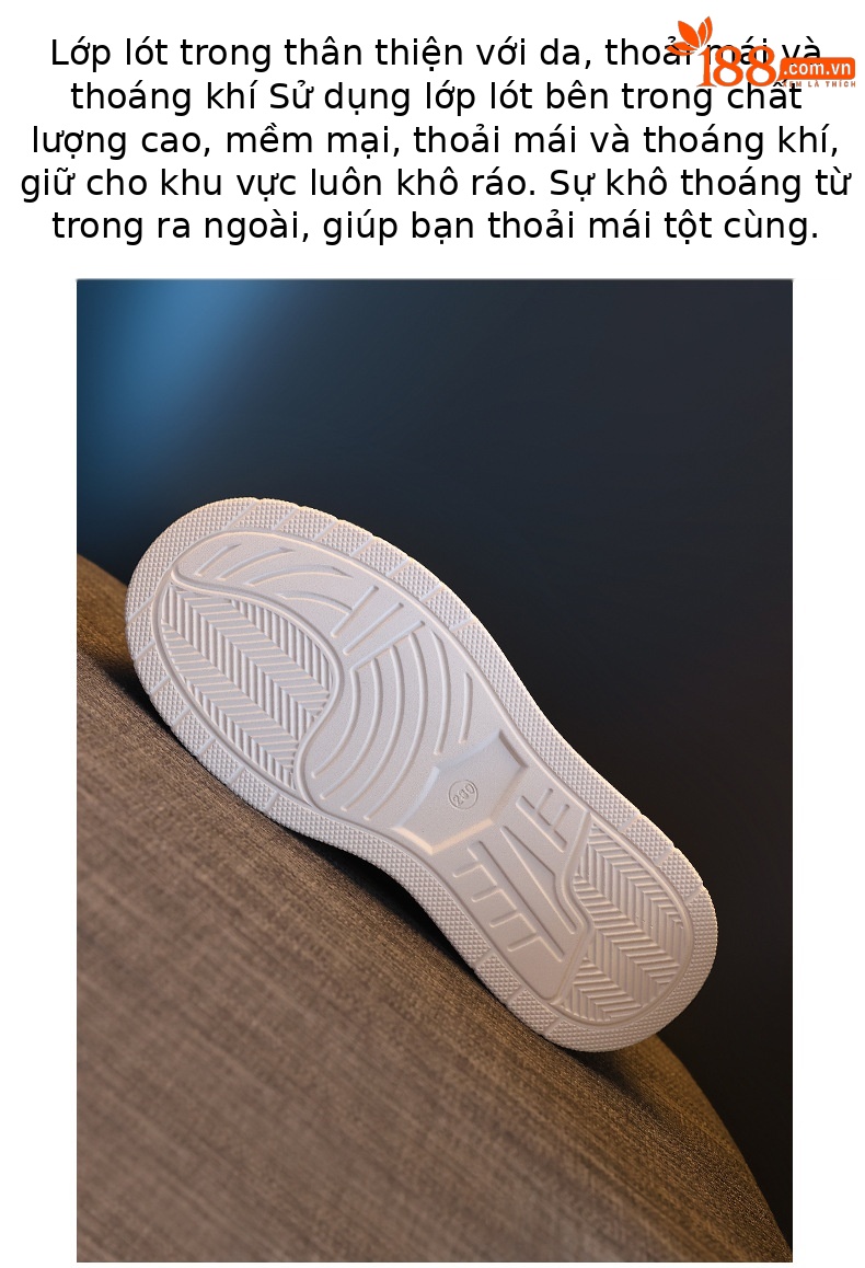 Giày sneaker nữ đế dày tăng chiều cao 9 cm, phong cách thể thao thời trang — màu nâu chi tiết 9