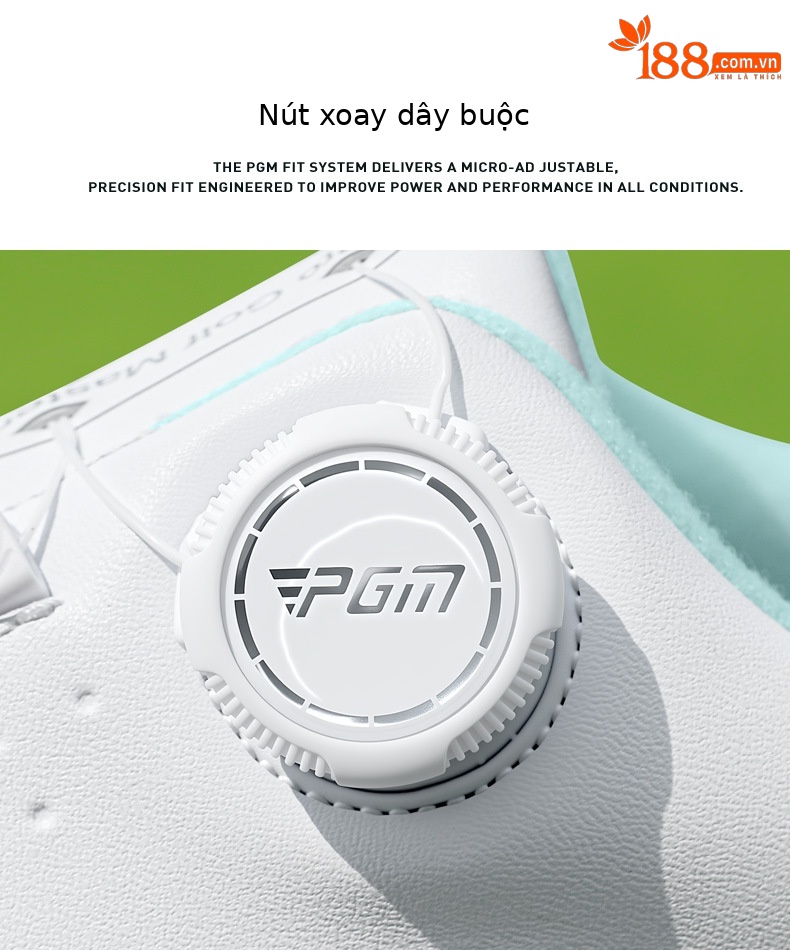Giày Golf Nữ PGM Chống Thấm Nước Đế Bỏng Ngô Co Giãn Cao Tăng Chiều Cao — Kem muối biển-[Siêu chống nước/Đế giữa bỏng ngô/Giày chống trượt được cấp bằng sáng chế] XZ435, Kem đường bột-[siêu chống thấm nước/đế giữa bỏng ngô/gai chống trượt được cấp bằng sáng chế] XZ435 chi tiết 16