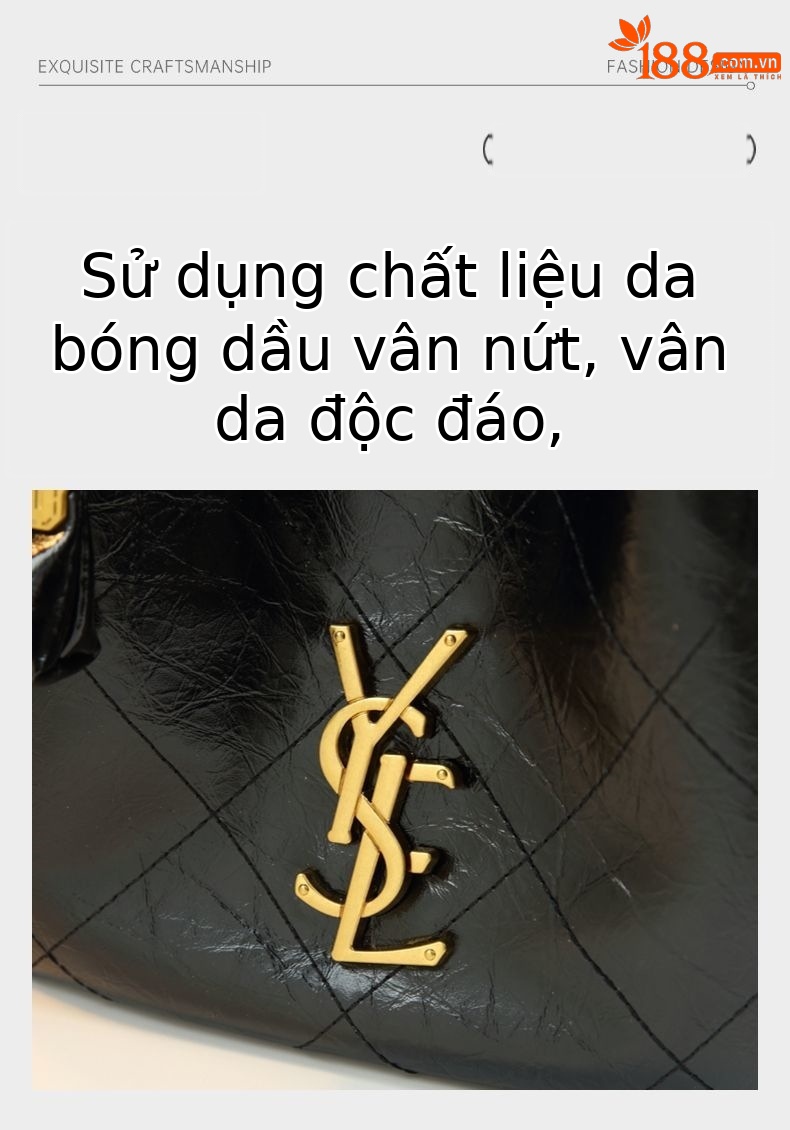 Túi bucket nữ da thật kiểu xô kim cương, đeo chéo, dung tích lớn, đa năng — đen, màu xanh, Màu trắng nhạt, mơ chi tiết 5