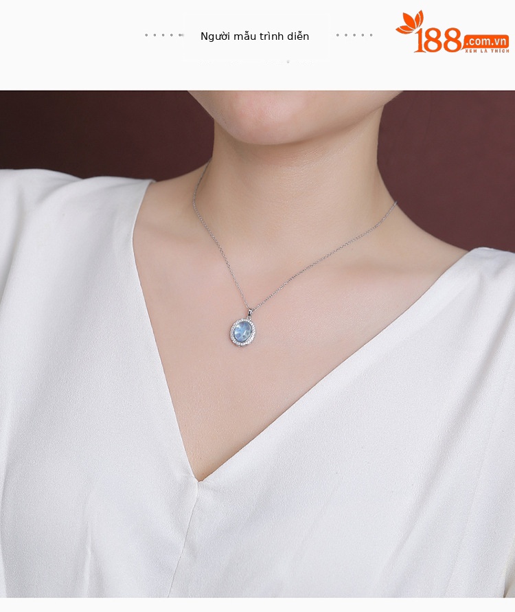 Mặt dây chuyền bạc S925 hình bầu dục siêu sáng bóng hoa hướng dương phong cách Pháp — Mặt dây chuyền đơn (không bao gồm dây chuyền) chi tiết 3