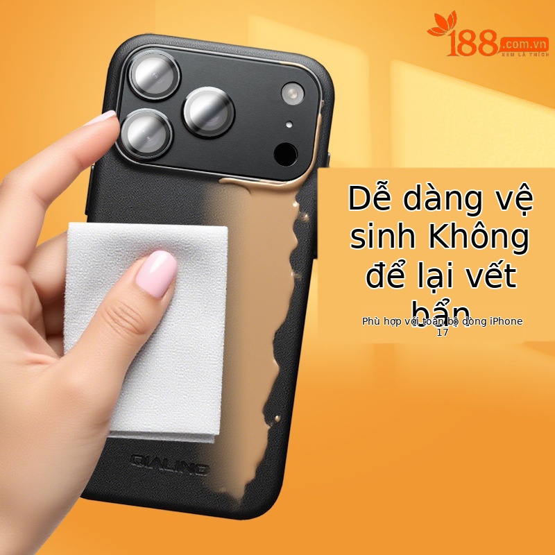 Ốp lưng da từ tính chống rơi cho iPhone 17 Pro Max — iPhone17 pro max phiên bản chính thức màu đen từ tính, iPhone17 pro phiên bản chính thức màu đen từ tính, iPhone17 air chính hãng màu đen từ tính, iPhone17 phiên bản chính thức màu đen từ tính