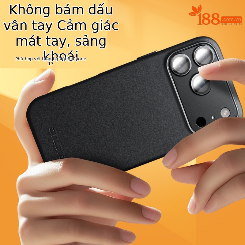 Ốp lưng da từ tính chống rơi cho iPhone 17 Pro Max — iPhone17 pro max phiên bản chính thức màu đen từ tính, iPhone17 pro phiên bản chính thức màu đen từ tính, iPhone17 air chính hãng màu đen từ tính, iPhone17 phiên bản chính thức màu đen từ tính