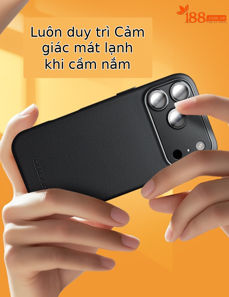 Ốp lưng da từ tính chống rơi cho iPhone 17 Pro Max — iPhone17 pro max phiên bản chính thức màu đen từ tính, iPhone17 pro phiên bản chính thức màu đen từ tính, iPhone17 air chính hãng màu đen từ tính, iPhone17 phiên bản chính thức màu đen từ tính chi tiết 6