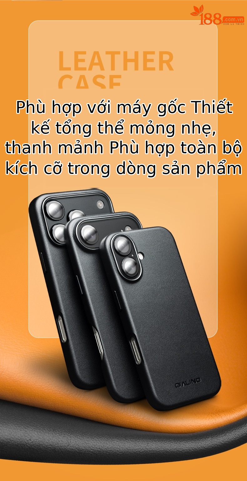Ốp lưng da từ tính chống rơi cho iPhone 17 Pro Max — iPhone17 pro max phiên bản chính thức màu đen từ tính, iPhone17 pro phiên bản chính thức màu đen từ tính, iPhone17 air chính hãng màu đen từ tính, iPhone17 phiên bản chính thức màu đen từ tính chi tiết 7