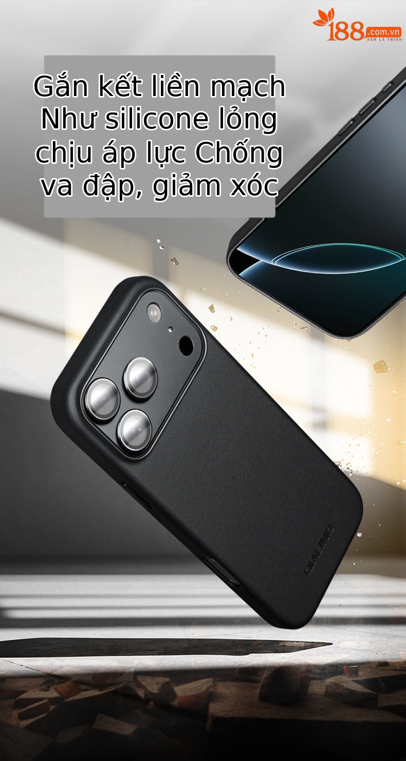 Ốp lưng da từ tính chống rơi cho iPhone 17 Pro Max — iPhone17 pro max phiên bản chính thức màu đen từ tính, iPhone17 pro phiên bản chính thức màu đen từ tính, iPhone17 air chính hãng màu đen từ tính, iPhone17 phiên bản chính thức màu đen từ tính chi tiết 13