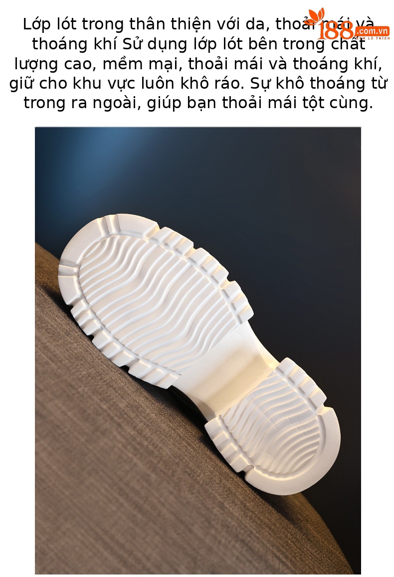 Giày lười nữ đế dày platform gót 9 cm, phong cách thời trang mùa thu — màu be chi tiết 9