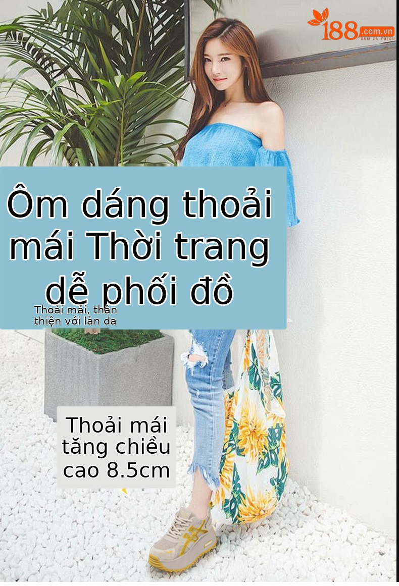 Giày thể thao nữ đế dày phong cách cổ điển, tăng chiều cao, form nhỏ gọn — M2925 màu vàng, M 2925m màu, M2925 màu đỏ chi tiết 1