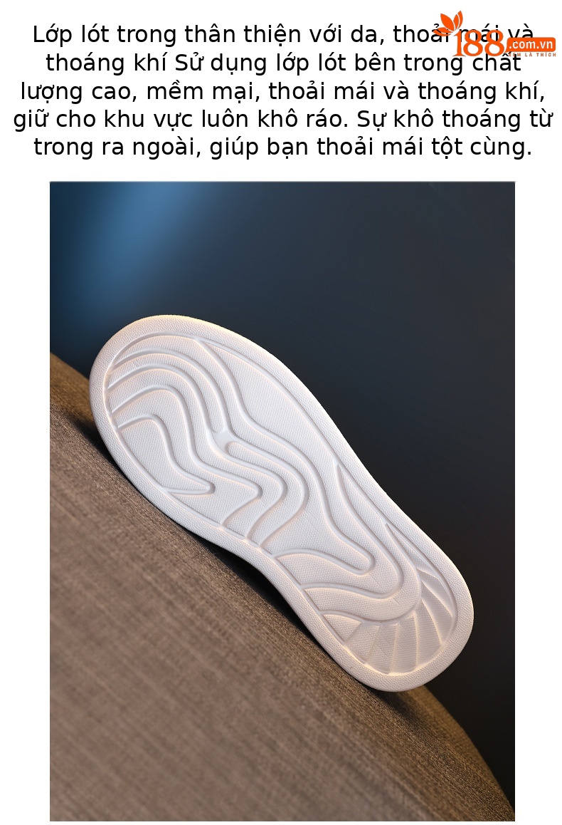 Giày sneaker nữ đế dày tăng chiều cao 9,5 cm, dây Velcro trắng phong cách thể thao — màu be chi tiết 9