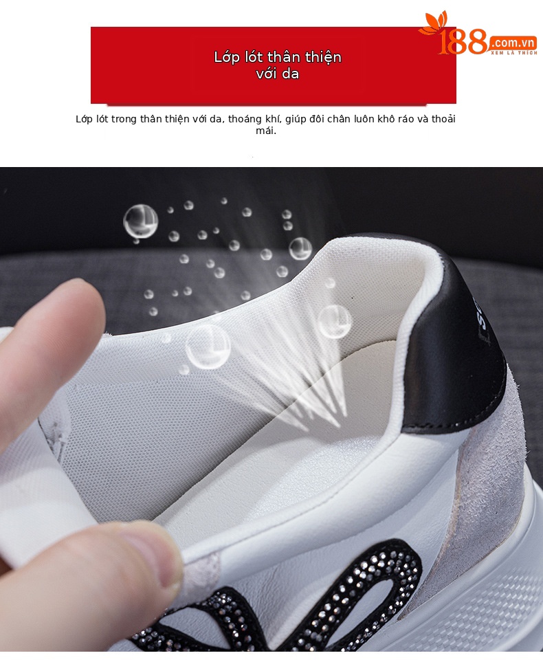 Giày sneaker nữ đế dày phong cách Đức da thật phối màu thời trang tăng chiều cao — M2922 màu vàng, M 2922m màu chi tiết 8