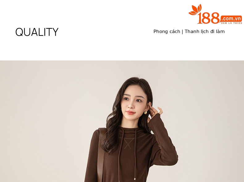 Váy da PU dài phối ren thiết kế Hàn Quốc thanh lịch — đen chi tiết 1