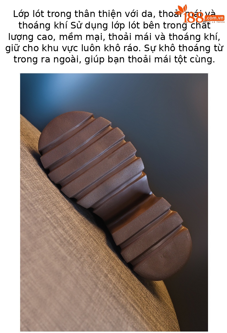 Giày loafer nữ đế xuồng platform tăng chiều cao 9 cm — màu nâu chi tiết 9