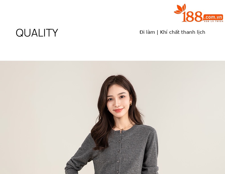 Chân váy midi xẻ tà dáng suông chất len Tencel xám đậm — Màu thẻ chi tiết 1