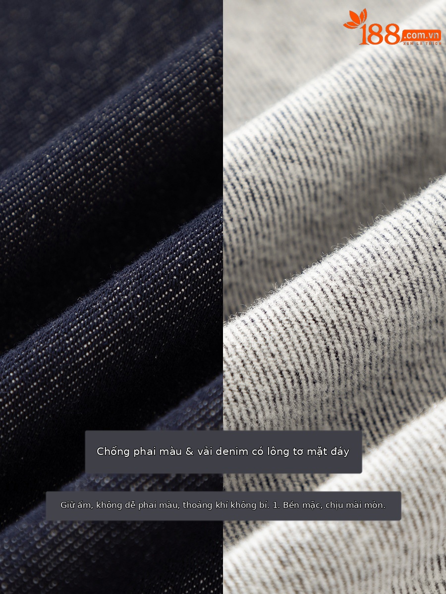 Áo sơ mi denim lông cừu Xinge dáng rộng nữ mùa đông phong cách muối — màu xanh denim