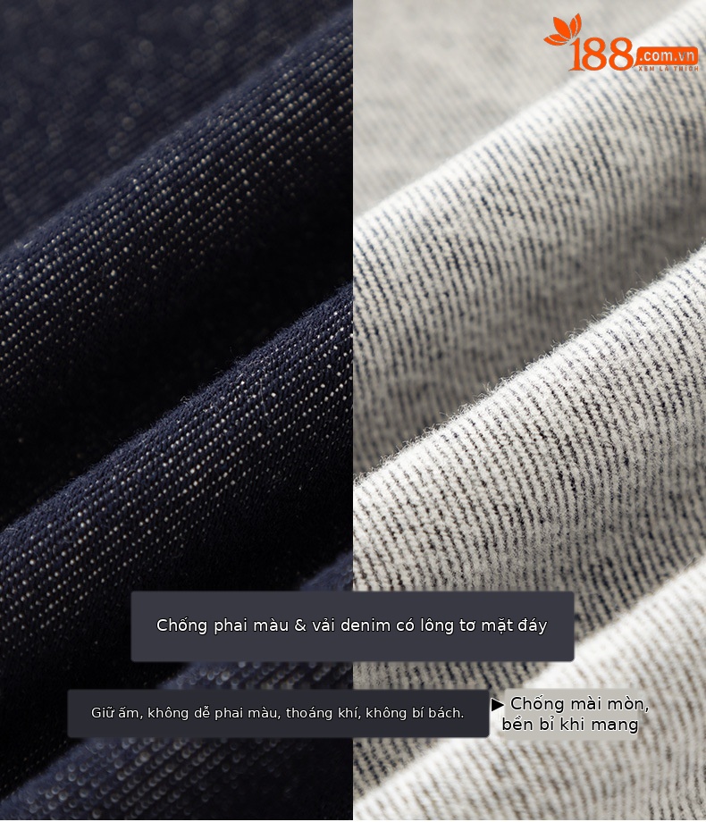 Áo sơ mi denim lông cừu Xinge dáng rộng nữ mùa đông phong cách muối — màu xanh denim chi tiết 1