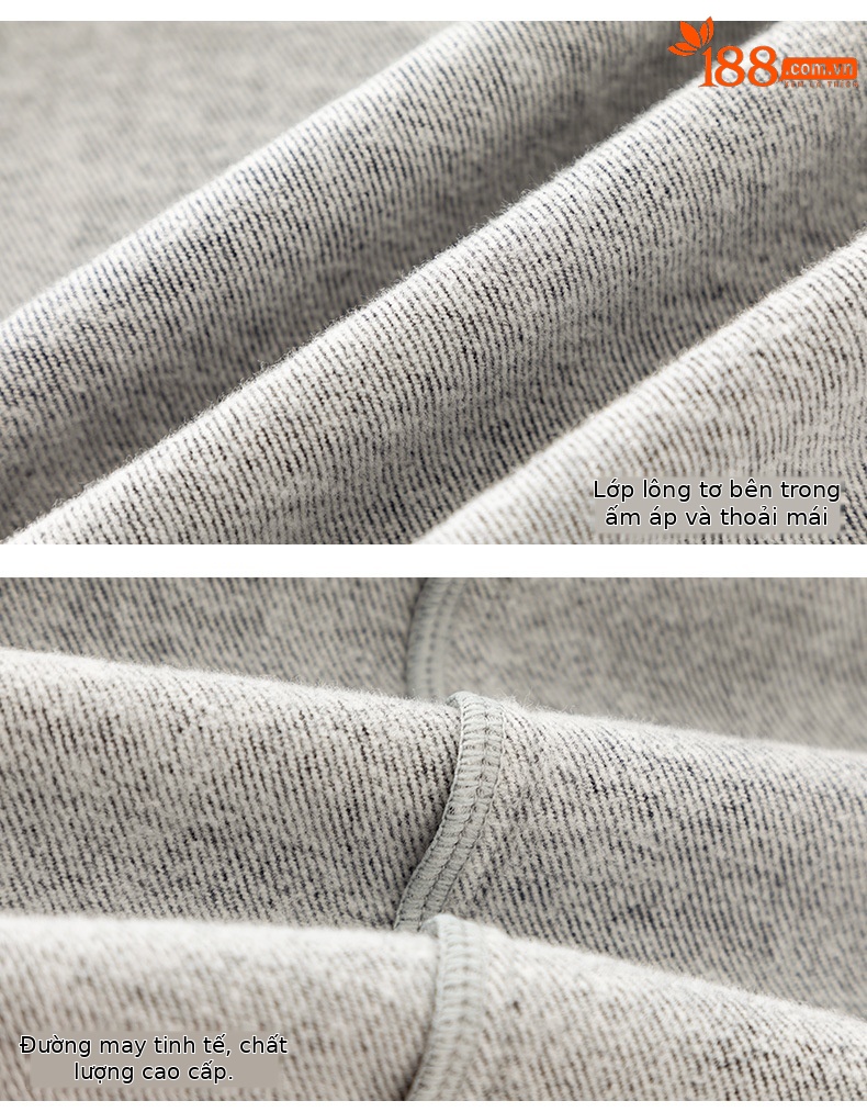 Áo sơ mi denim lông cừu Xinge dáng rộng nữ mùa đông phong cách muối — màu xanh denim chi tiết 24