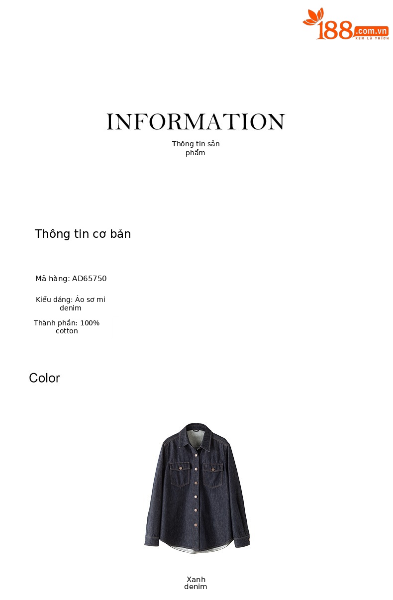 Áo sơ mi denim lông cừu Xinge dáng rộng nữ mùa đông phong cách muối — màu xanh denim chi tiết 8