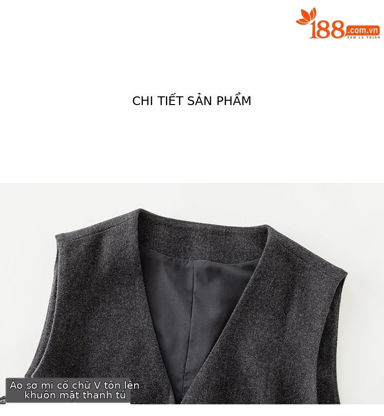 Váy chữ A dáng dài công sở Xinge màu xám — xám chi tiết 16