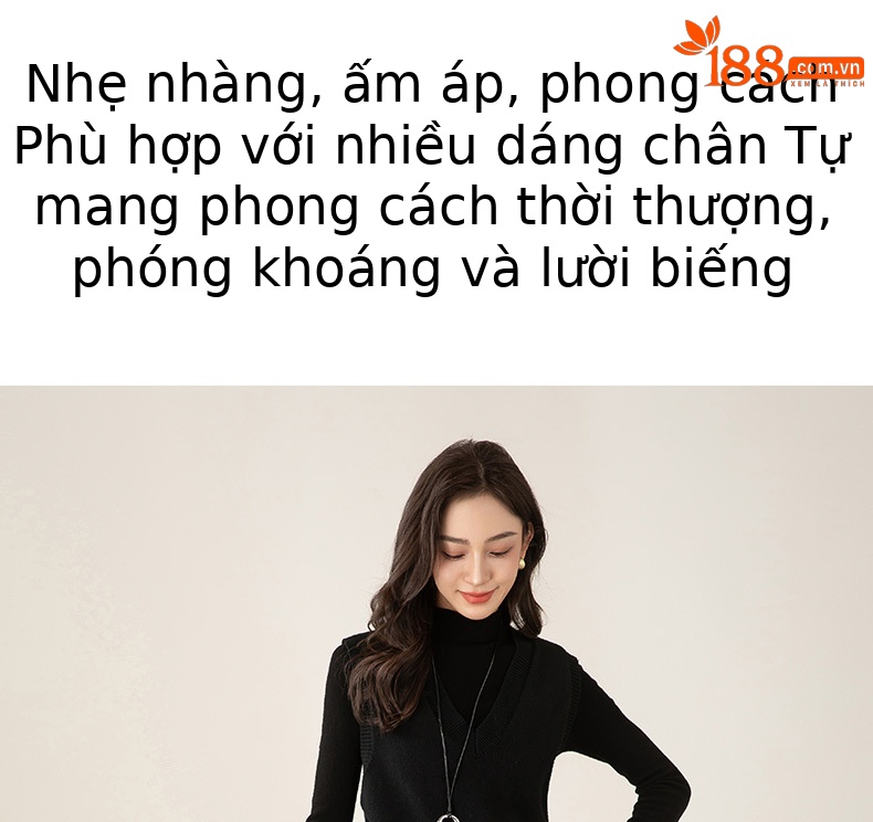 Quần tây nữ dệt kim len acetate Xinge dáng suông ống đứng, chất liệu dày dặn mùa thu đông — màu xám chi tiết 4