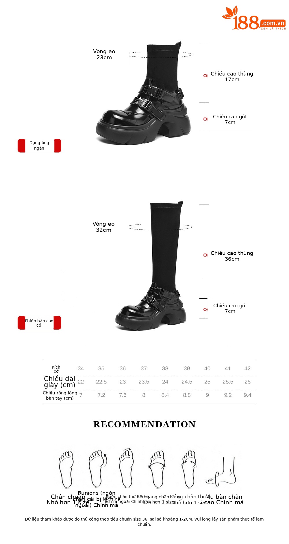 Boot ngắn nữ đế dày phong cách Anh khóa thắt lưng, form ôm chân co giãn — Lớp lót đơn ống dài màu đen, Lớp lót đơn ống ngắn màu đen, Lớp lót nhung dài màu đen, Lớp lót nhung ngắn màu đen chi tiết 3