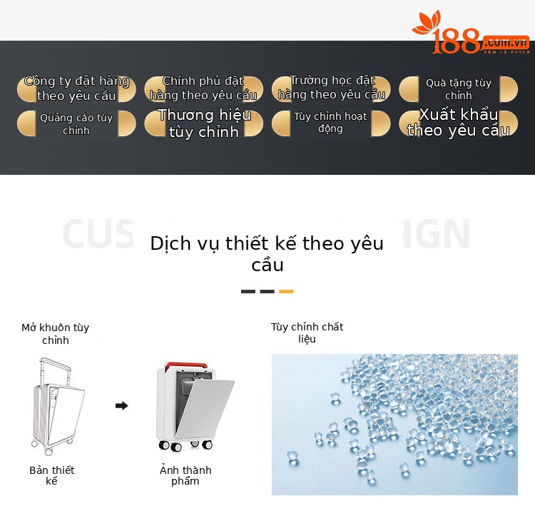 Bộ vali kéo nhẹ dung tích lớn LEAVESKING 3 mảnh 20/24/28 inch chất liệu PP chống mài mòn bánh xe đa hướng — màu đen, xám chi tiết 2