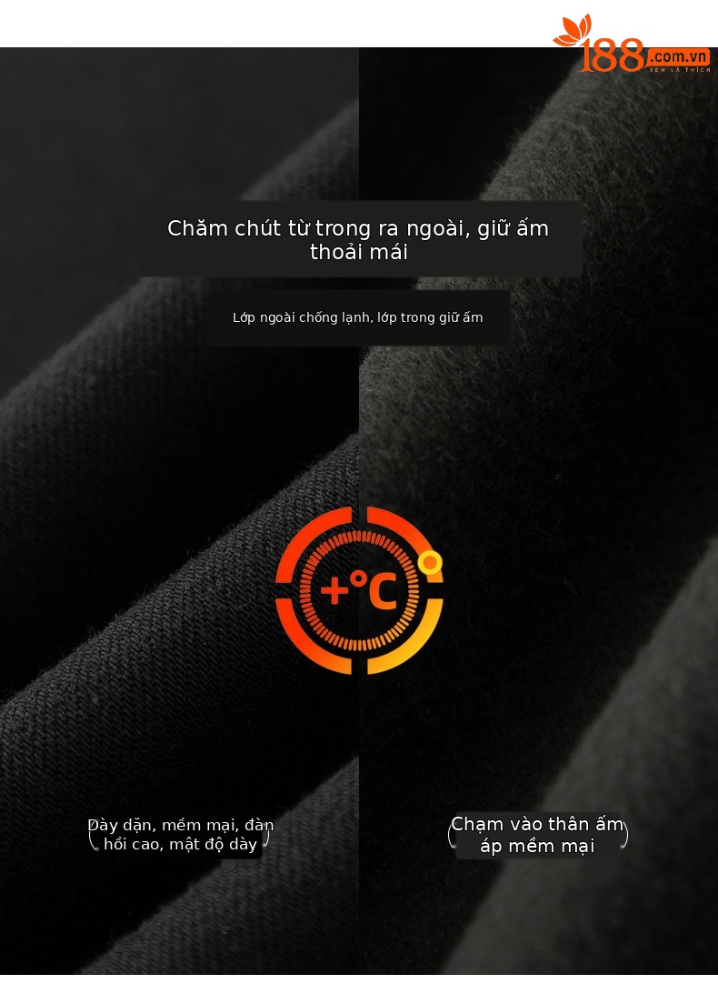 Quần jean nữ ống loe cạp cao chất Tencel co giãn, mẫu mùa đông — màu đen chi tiết 3