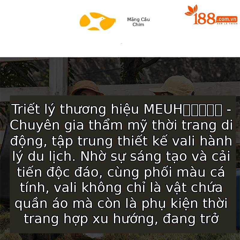 Vali PP Mango Bird mở rộng 28 inch, thiết kế đơn giản thời trang, khóa mật khẩu chịu mài mòn — Màu trắng nhạt