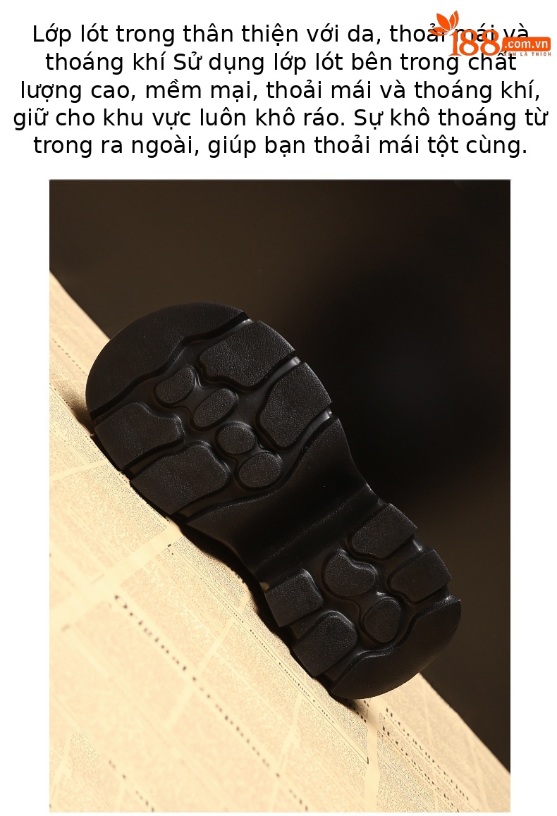 Boot nữ cổ cao đế dày platform 9cm, phong cách martin — màu đen chi tiết 8