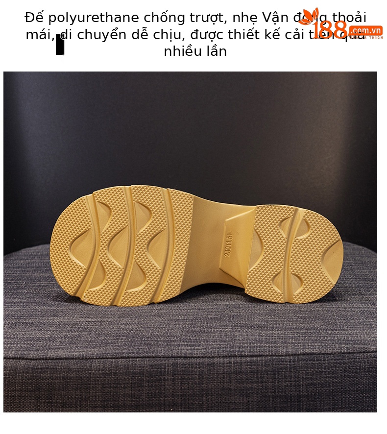 Giày boot Martin đế dày tăng chiều cao nữ phong cách Anh quốc — M2956-1 plus nhung vàng, M2956 lớp lót đơn màu nâu, M2956-1 plus nâu nhung, M2956 đơn màu vàng chi tiết 9
