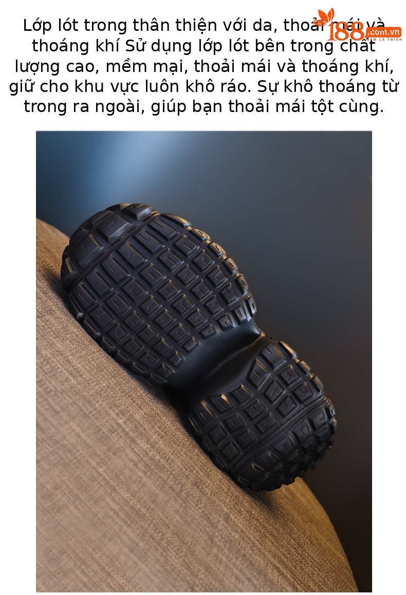 Giày boot nữ cổ ngắn đế xuồng da thật phong cách martin thon gọn — màu đen chi tiết 7