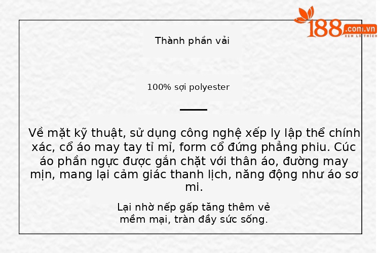 Áo sơ mi dài tay in họa tiết cà vạt cổ polo xếp ly thanh lịch — màu đen, quả cam, màu tím, Màu trắng nhạt chi tiết 2