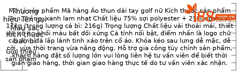 Áo lớp lót golf nữ tay dài cổ phối màu, thoáng khí thấm mồ hôi — Tay áo dài màu xanh nhạt [thoáng khí và thấm mồ hôi/dây kéo sau/cổ áo chặn màu bất đối xứng] YF841 chi tiết 1