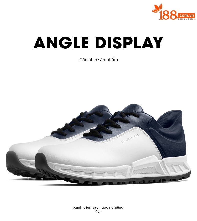 Giày golf PGM nam đế đệm lò xo chống trượt thoáng khí mùa hè — Snow Shadow Grey [phần trên chống thấm nước/lò xo đệm/chân chống trượt đã được cấp bằng sáng chế] XZ439 chi tiết 15