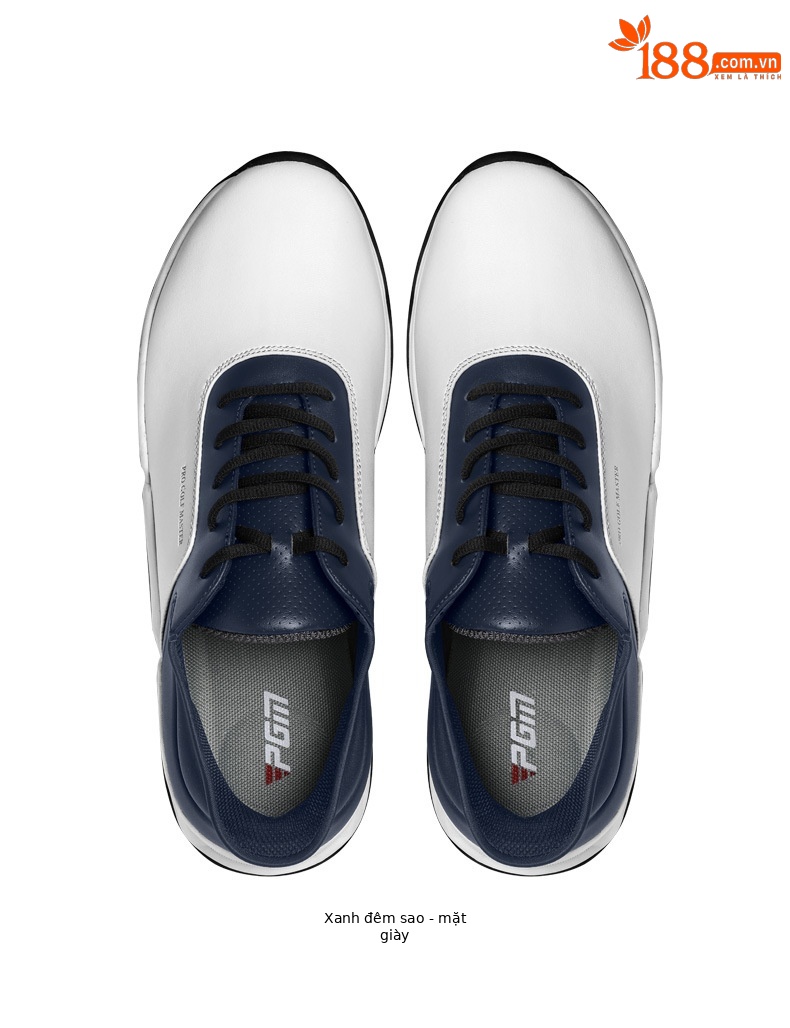 Giày golf PGM nam đế đệm lò xo chống trượt thoáng khí mùa hè — Snow Shadow Grey [phần trên chống thấm nước/lò xo đệm/chân chống trượt đã được cấp bằng sáng chế] XZ439 chi tiết 18