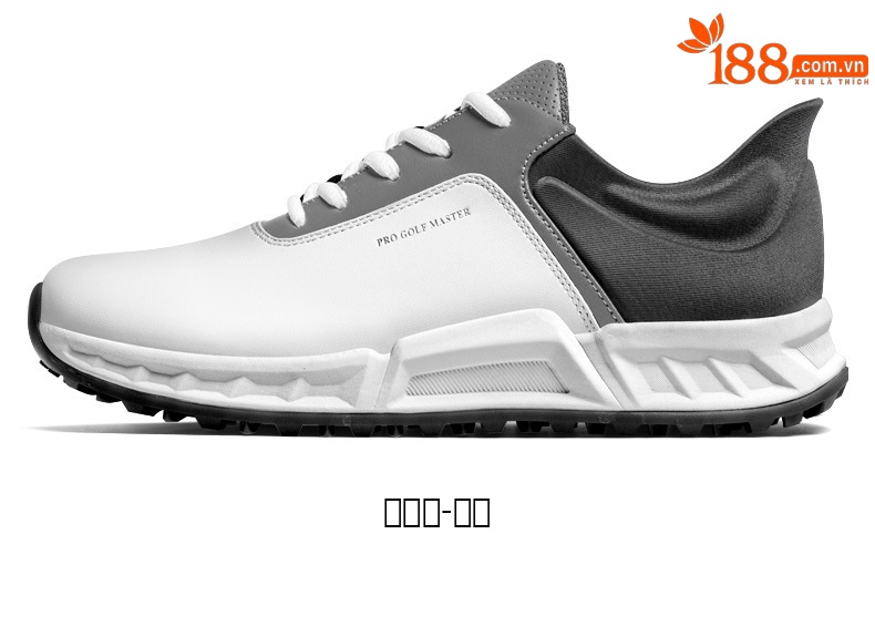 Giày golf PGM nam đế đệm lò xo chống trượt thoáng khí mùa hè — Snow Shadow Grey [phần trên chống thấm nước/lò xo đệm/chân chống trượt đã được cấp bằng sáng chế] XZ439 chi tiết 21