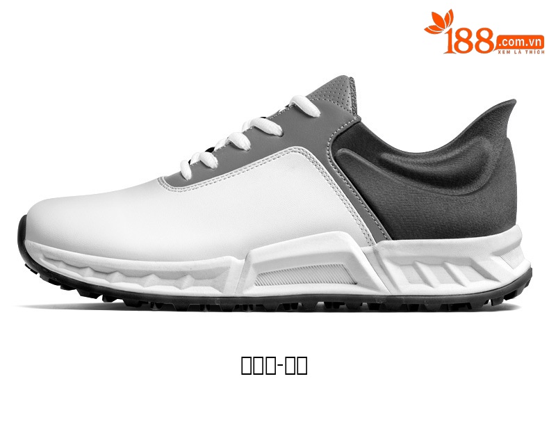Giày golf PGM nam đế đệm lò xo chống trượt thoáng khí mùa hè — Snow Shadow Grey [phần trên chống thấm nước/lò xo đệm/chân chống trượt đã được cấp bằng sáng chế] XZ439 chi tiết 22