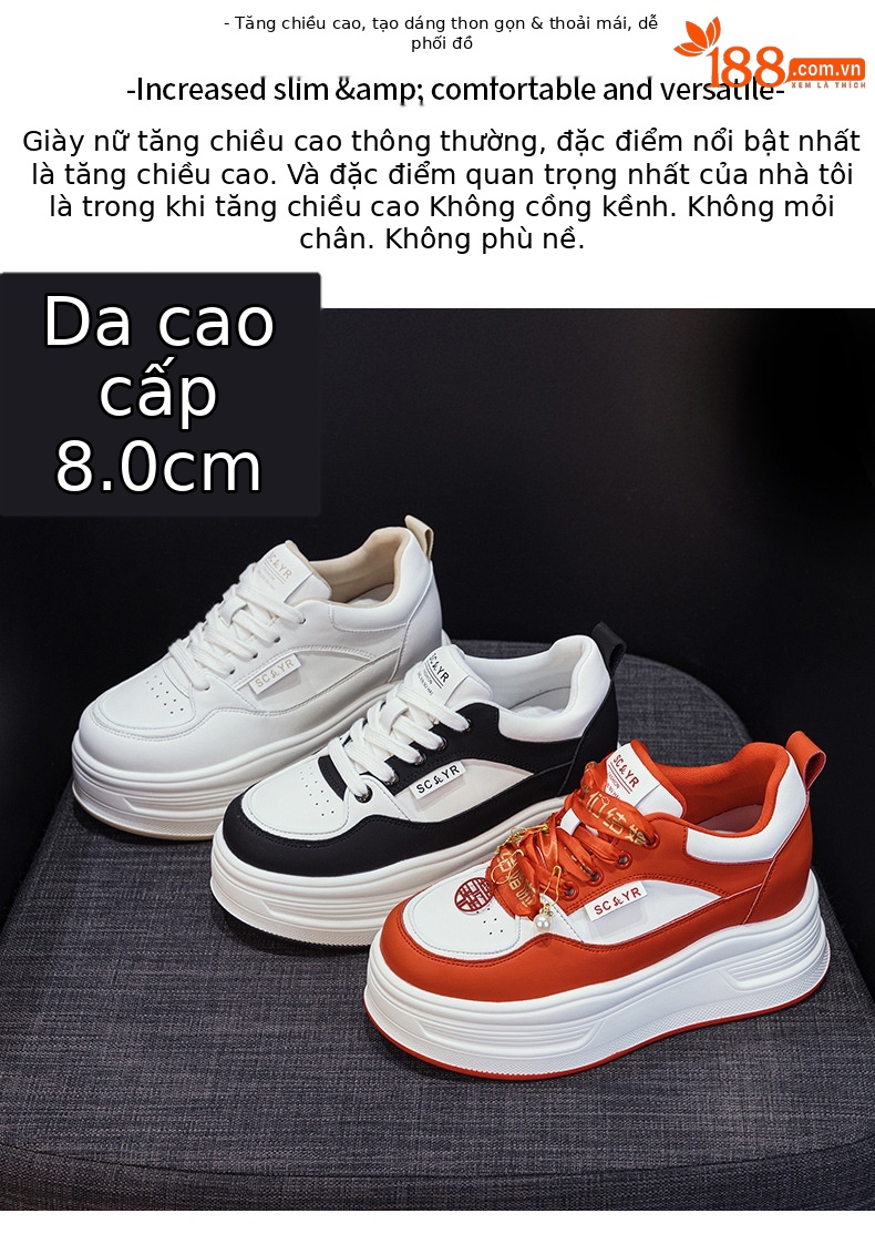 Giày sneaker nữ đế dày phong cách thể thao mùa thu 2025 — M 2973m màu, M2973 màu đen, M2973 màu đỏ chi tiết 2