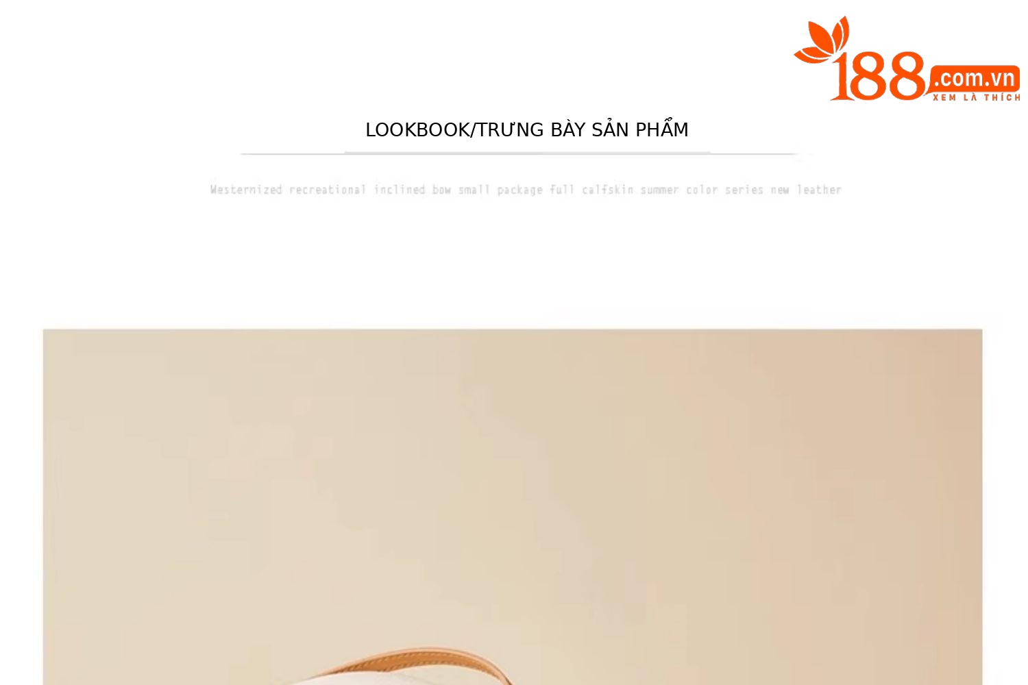 Túi đeo chéo nữ da vân cá sấu phong cách mới, kiểu gối ôm sát nách, kích thước 19×7.5×14 cm — sữa cam chi tiết 18