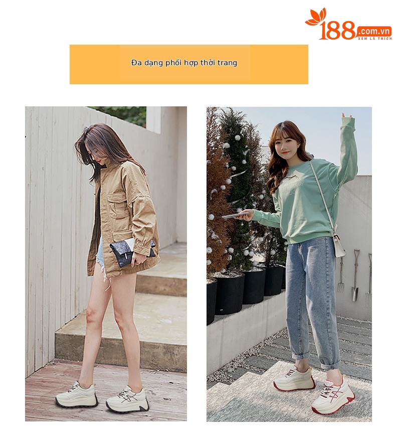 Giày sneaker nữ đế dày chunky phong cách bánh mì tăng chiều cao — M2971-1 màu mơ nhân nhung, M2971 Đỏ Một Lớp, M2971 Đen Một Lớp, M2971 màu mơ, một lớp lót chi tiết 6