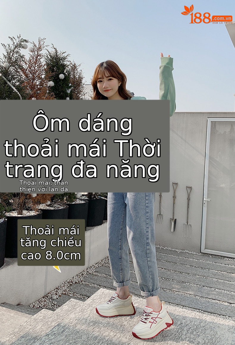 Giày sneaker nữ đế dày chunky phong cách bánh mì tăng chiều cao — M2971-1 màu mơ nhân nhung, M2971 Đỏ Một Lớp, M2971 Đen Một Lớp, M2971 màu mơ, một lớp lót chi tiết 1