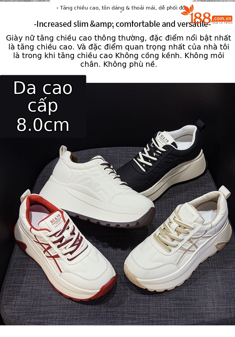 Giày sneaker nữ đế dày chunky phong cách bánh mì tăng chiều cao — M2971-1 màu mơ nhân nhung, M2971 Đỏ Một Lớp, M2971 Đen Một Lớp, M2971 màu mơ, một lớp lót chi tiết 2