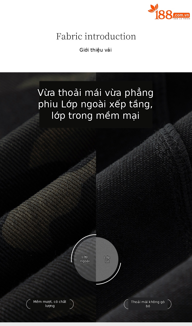Quần jean nữ ống rộng phong cách Mỹ retro họa tiết ngụy trang — ngụy trang chi tiết 5
